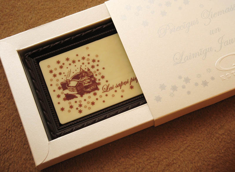 Box With Transparent Window - Framed Chocolate Picture in a box, 90g