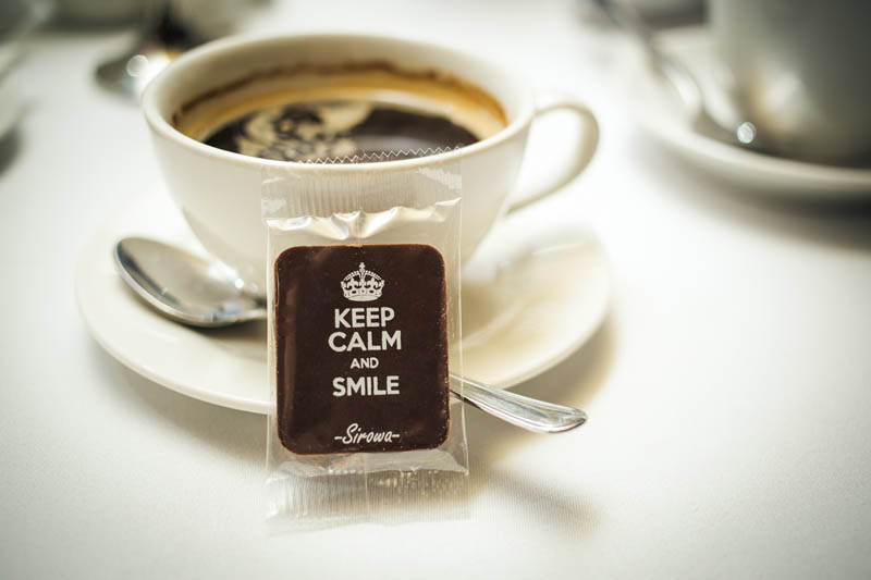 Personalized Chocolates - 7g Keep Calm and Smile - Chocolate Bar
